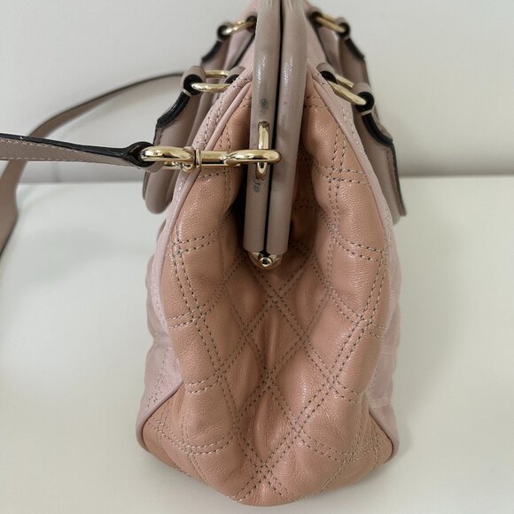 Authentic Marc Jacobs Leather Quilted Stam Handbag - Picture 5 of 9